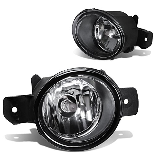 DNA MOTORING FL-ZTL-211-CH Fog Light Driver & Passenger Side [Compatible with 11-13 G37 / 13 JX35 / 08-10 M35 / 08-10 M45]