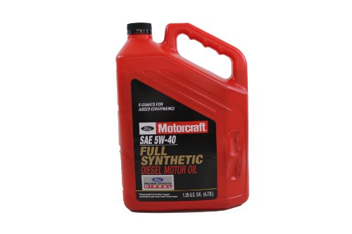 Ford Genuine XO-5W40-5QSD SAE 5W-40 Full Synthetic Diesel Motor Oil - 1.25 U.S. Gal (4.73L), Single Pack