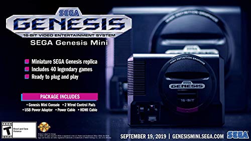 Sega Genesis Mini - Genesis by SEGA (Renewed)