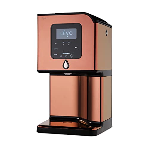 LEVO Lux - Premium Herbal Oil Infusion Machine - Botanical Extractor - Herb Dryer, Decarboxylator, & Oil Infuser - Gourmet Edible Infusion Maker - For Infused Gummies, Brownies & More - Copper