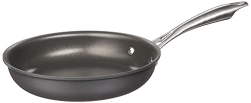 Cuisinart DSA22-20 Anodized Nonstick 8-Inch, Black/Stainless Steel Dishwasher-Safe-Hard, Open Skillet