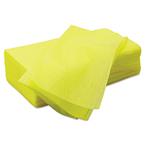 Pack of 50 Dust Clothes Chicopee 0213 Masslinn 14.4-inch x 24-inch Heavy Duty Yellow Dusting Wiper Cloth for Furniture, Printers, Electronics, No Spray Needed