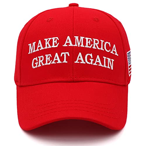 Trump 2024 Hat Donald Trump Hat 2024 MAGA Make America Great Again Hat USA Embroidered Adjustable Baseball Cap Red