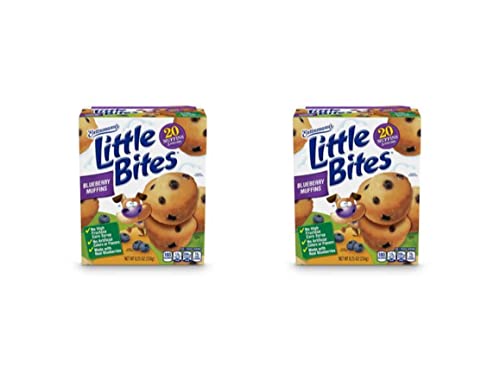 Entenmanns Little Bites Blueberry Muffins 2 pack (10 pouches total)