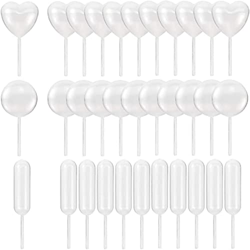 TOMNK 150pcs 4ml Cupcake Pipettes Plastic Squeeze Dropper Liquid Transfer Pipettes for Cupcakes, Infusers for Strawberries