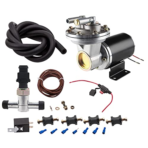 maXpeedingrods 28146 Electric Brake Vacuum Pump, 18" to 22" Electric Vacuum Pump Kit Set for 12V Brake Booster