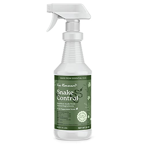 Vine Home Snake Defense Spray | 32 Ounce | Natural, Non-Toxic Snake Repellent | Quick, Easy Pest Control | Safe Around Kids & Pets