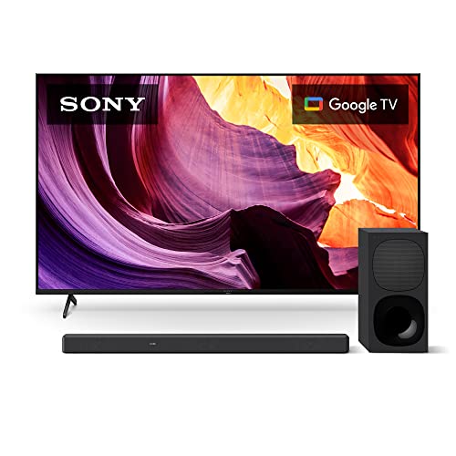 Sony 43 Inch 4K Ultra HD TV X80K Series: LED Smart Google TV with Dolby Vision HDR KD43X80K- 2022 Model&Sony HT-G700 3.1CH Dolby Atmos/DTS:X Soundbar with Bluetooth Technology