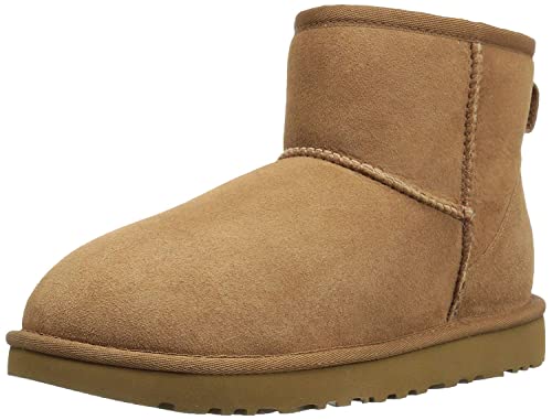 UGG Women's Classic Mini II Boot, Chestnut, 9