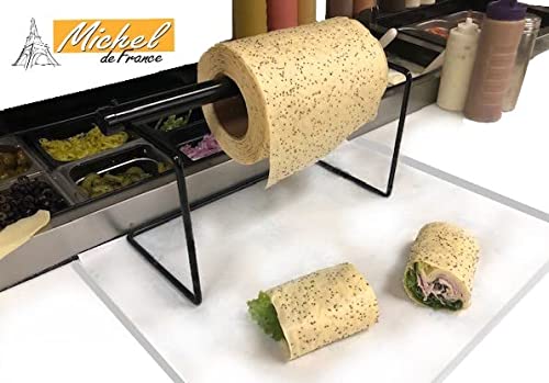 Norigami Roll- Egg Wrap Soy Sesame Seeds,100 ft long-100 Servings. Emergency Food Supply.12 Months Shelf Stable. Non-GMO, Gluten-Free, Low Carbs, High Protein, Fill, Cut & Serve Wraps, Healthy Wraps.