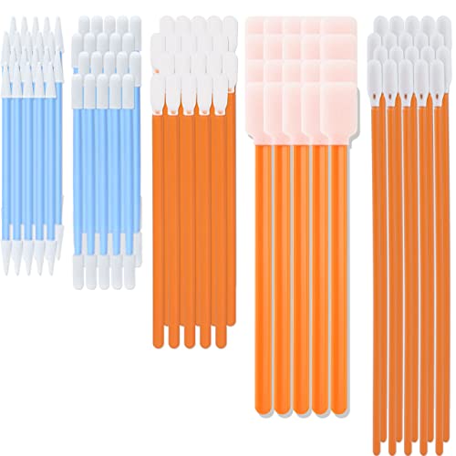 AAwipes Foam Tip Cleaning Swab Kit (5 Types, 100 Pack) Cleanroom Sponge Stick Foam Swab Bundle for Printer, Painting, Gun, Optics Lens,Camera, Arts and Crafts, Automotive Detailing (FC501)