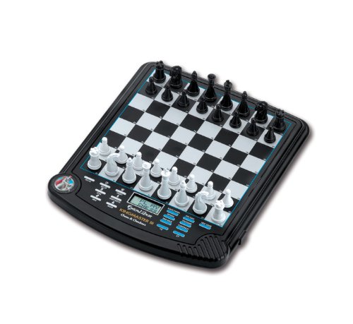 Excalibur 911E-3 King Master III Electronic Chess & Checkers Game