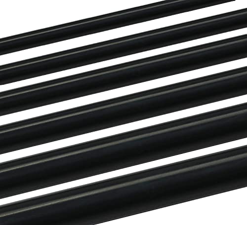 Ucreative 6PCS 5FT High Performance Automotive Silicone Vacuum Tubing Hose line Kit 3mm 4mm 5mm 6mm 8mm 10mm Inner Diameter (Black)