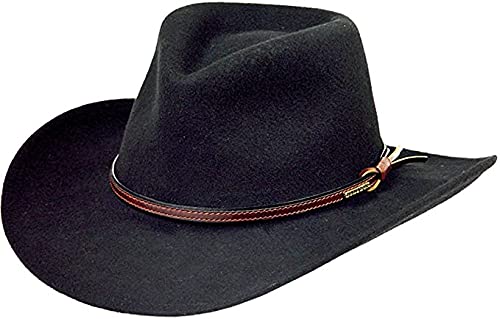 Stetson Men's Bozeman Outdoor Hat, Black, Small