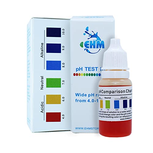 Ph Test Liquid Kit for Drinking Water Measures pH Level of Water More Accurately Than Test Strips pH Starter Kit Drops Easy to Use