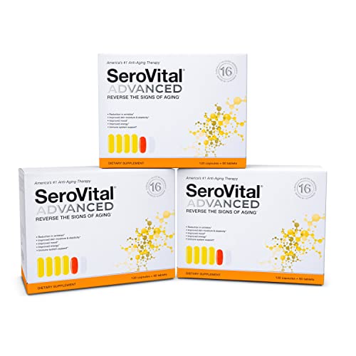 Serovital Advanced for Women - Anti Aging Supplements - Renewal Supplements for Women - Supplement for Skin - Immunity Support - Dietary Supplement for Women (3-Pack)