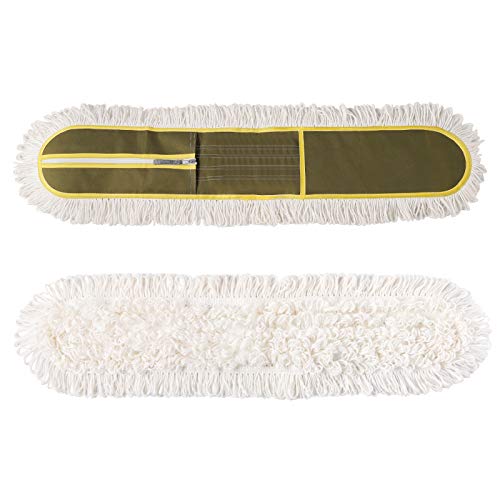 Microfiber Mop Pads 2 Pieces Just Fit CLEANHOME 36" Industrial Dust Mop: B08R3F1ZZM,Green