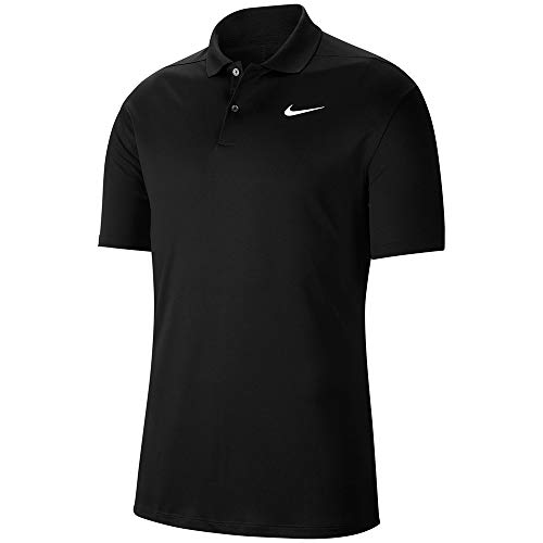 Nike Men's Nike Dri-fit Victory Polo, Black/White, Large
