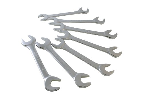 Sunex 9927 Jumbo Metric Angeled Wrench Set, CR-MO, 26mm - 29mm, 7-Piece