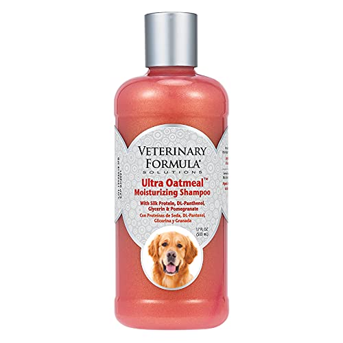 Veterinary Formula Solutions Ultra Oatmeal Moisturizing Shampoo for Dogs, 17 oz.  Moisture-Rich Nourishing Shampoo  Leaves Coat Clean, Soft, Silky, Shiny  Long-Lasting Fragrance (FG01210)