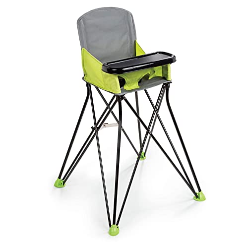 Summer Pop n Sit Portable Highchair, Green - Portable Highchair For Indoor/Outdoor Dining  Space Saver High Chair with Fast, Easy, Compact Fold, For 6 Months  45 Pounds