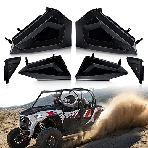 RZR XP 4 Lower Doors Insert -StarknightMT RZR XP 4 1000 Half Door Panel 4 Seater Plastic Bottom Door Panels with Rubber Seal Compatible with Polaris RZR XP 4 Turbo, RZR XP 4 1000 2014-2023