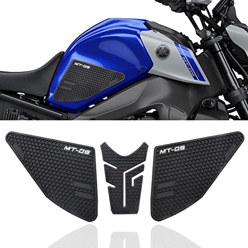 Motorcycle Tank Protector for MT09 2021 2022, Non-Slip Motorcycle Gas Tank Protectors,Waterproof Fuel Tank Side Traction Pad for MT-09 MT09 2021 2022