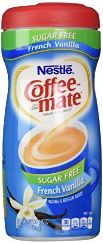 Nestle Coffee-Mate French Vanilla Sugar Free Non-Dairy Coffee Creamer, 10.2 Oz. (3 Pack) by Nestle