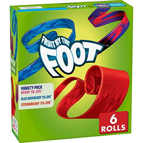 Fruit by the Foot Fruit Flavored Snacks, Variety Pack, Gluten Free, 6 ct