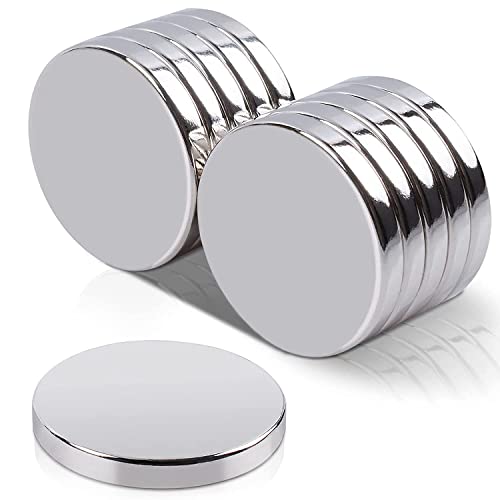 MAGXCENE Neodymium Disc Magnets 20 x 3 mm, Permanent Magnetic Rare Earth Magnets for Whiteboard Science Cabinet Door Kitchen Locker Fridge Storage, 10Pack