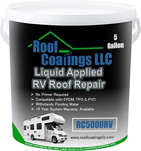RC5000RV Liquid RV Roof Coating & RV Roof Repair (5 Gallon)