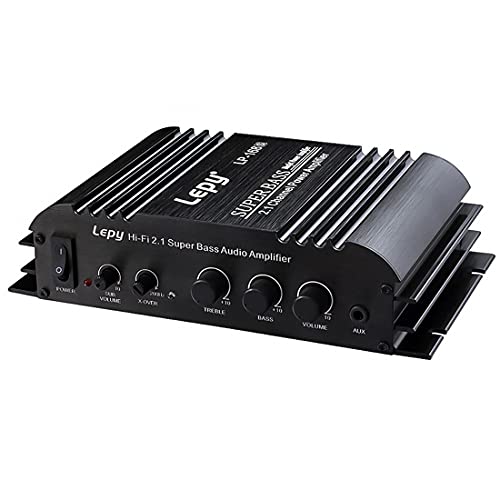 Eaglerich LP-168S Digital Stereo Power Amplifier Audio 2.1 Channel 2X 40W 68W RMS Output Super Bass Hi-Fi USB AUX