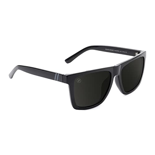 Blenders Eyewear Romeo  Polarized Sunglasses  Durable & Stylish Acetate Frame  100% UV Protection  Unisex  Blackjacket