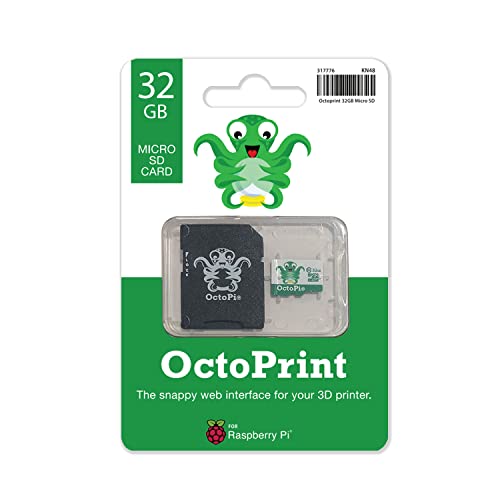 OctoPrint Pre-flashed 32GB Micro SD Card for 3D Print Monitoring Controlling, Compatible with Most Consumer 3D Printer