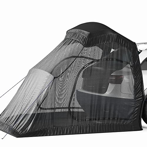 Camp Toad Universal SUV Tent Spacious Camping Attachment for SUV Car Van Minivan Hatchback and Truck Rear Door Setup for Outdoor and Tailgate Use with Most Automobiles with Screen Tent & Rainfly