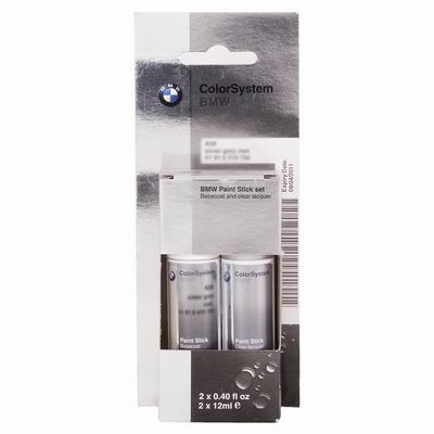 BMW touch-up paint stick set (basecoat plus clearcoat) NON RETURNABLE