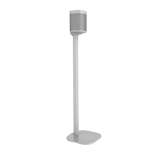 Soundbass ONE Floor Stand, White, Compatible with Sonos ONE, ONE SL & Play:1, Full Hardware Kit Included, Designed in The UK