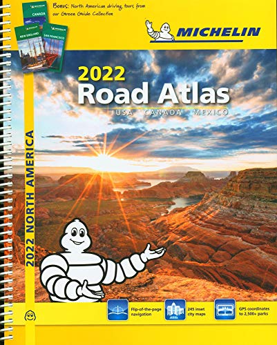 Michelin North America Road Atlas 2022 USA - CANADA - MEXICO (Michelin Road Atlas)