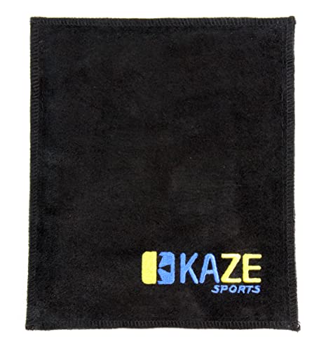 KAZE SPORTS Premium Leather Shammy Pad Bowling Ball Cleaning Towel (1)