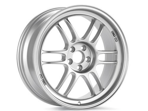 Enkei RPF1 17x8 5x114.3 45mm Offset 73mm Bore Silver Wheel 05-07 STI/06-10 Civic Si - Set of 4