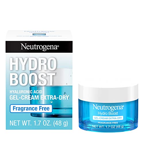 Neutrogena Hydro Boost Hyaluronic Acid Hydrating Face Moisturizer Gel-Cream to Hydrate and Smooth Extra-Dry Skin, 1.7 oz