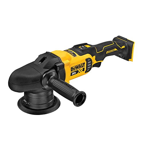 DEWALT 20V MAX* XR Cordless Polisher, Variable-Speed, Random Orbit, 5-Inch, Tool Only (DCM848B)