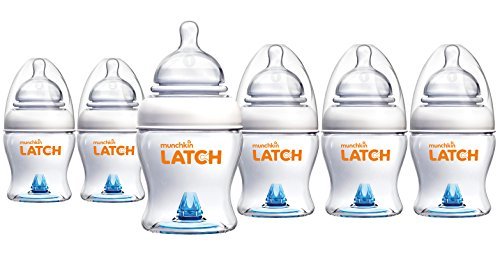 Munchkin Latch BPA-Free Bottle, 6 Count, 4 Ounce
