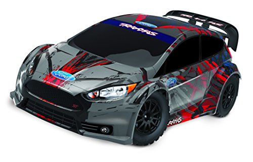Traxxas 1/10 Scale Remote Control AWD Ford Fiesta ST Rally Race Car with TQ 2.4GHz Radio
