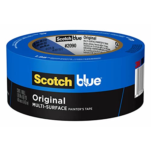 ScotchBlue Original Multi-Surface Painters Tape, 1.88 inches x 60 yards, 2090, 1 Roll