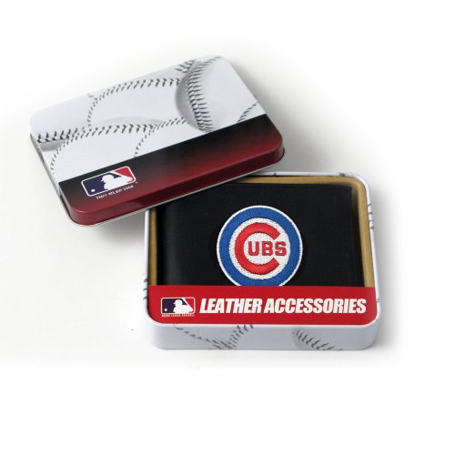 MLB Chicago Cubs Embroidered Genuine Cowhide Leather Billfold Wallet
