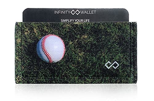 Infinity Wallet - Minimalist Wallet for Men and Women (Sports - Baseball)