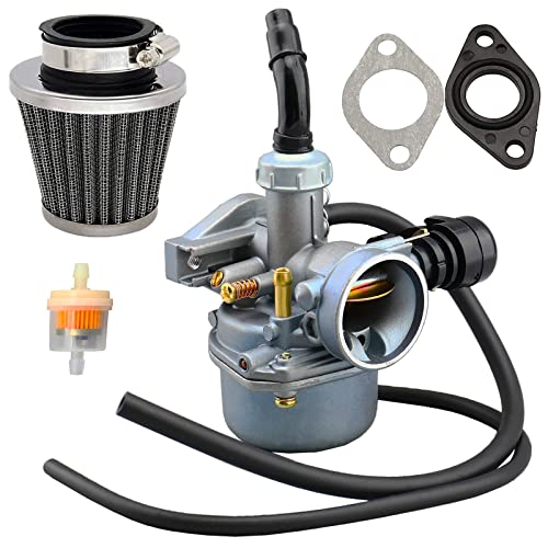 PZ19 Carburetor& Air Filter& Fuel Filter for Honda CRF 50cc 70cc 90cc 110cc 125cc ATV Dirt Bike Go Kart