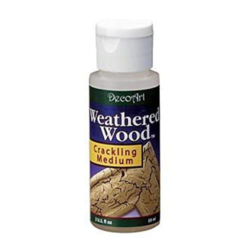 DecoArt Media Weathered Wood Crackling Medium - 2oz