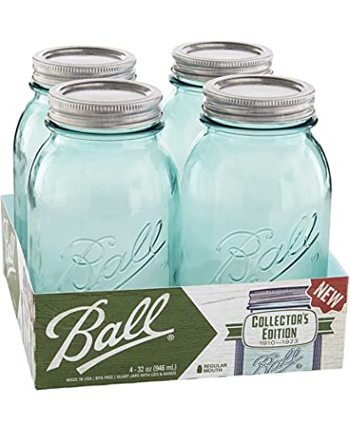 Ball Regular Mouth Collection Jar 1 qt. 4 pk